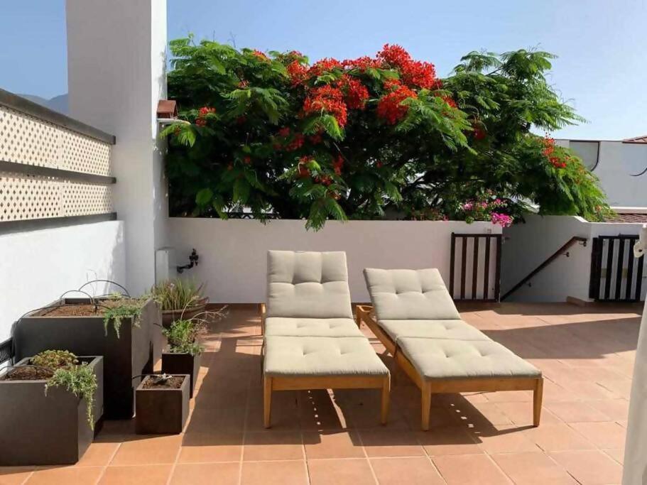 Villa Garoe Puerto de las Nieves Buitenkant foto